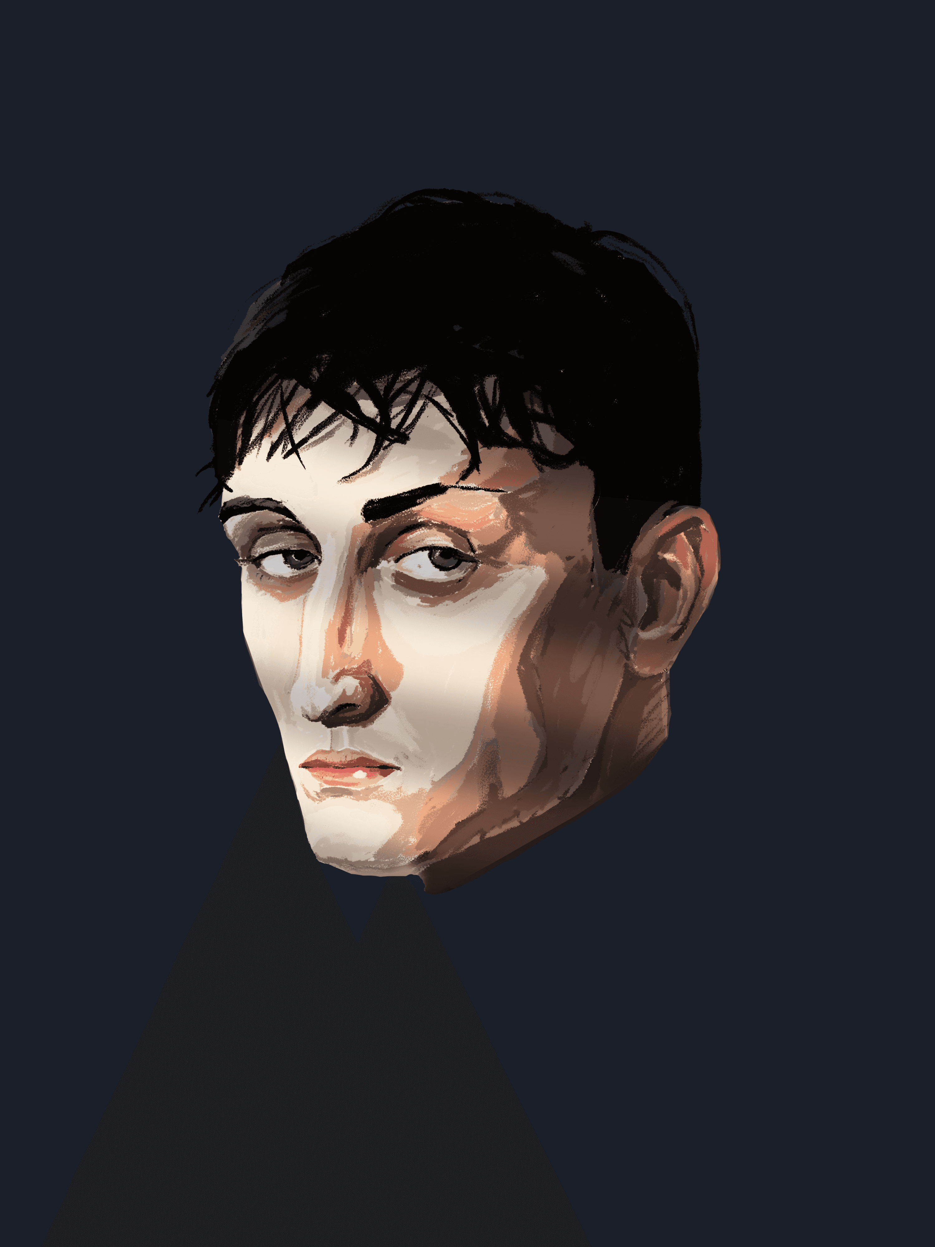 digital art of a man's face