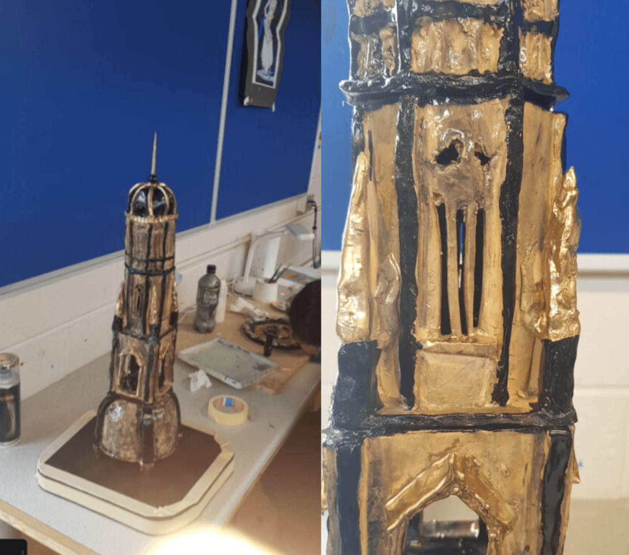 ceramic Hungarian insprired tower
