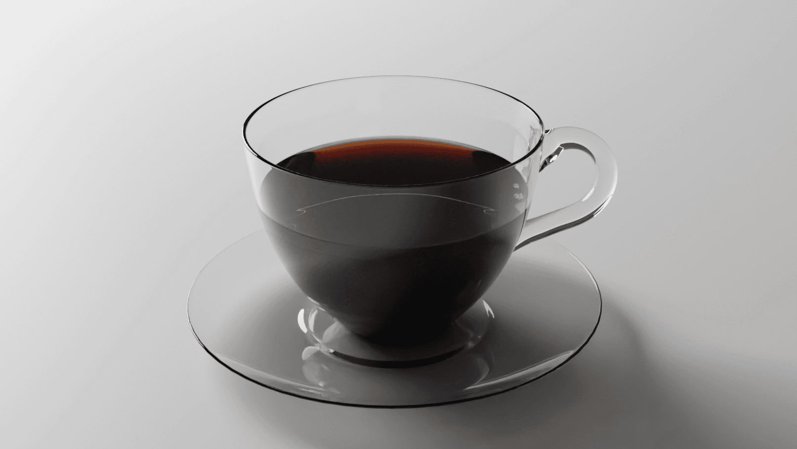 3D render coffee cup