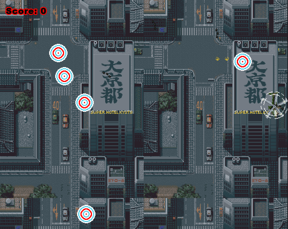 game about flying around and hitting targets