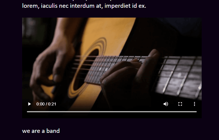 Band Promotion carousel