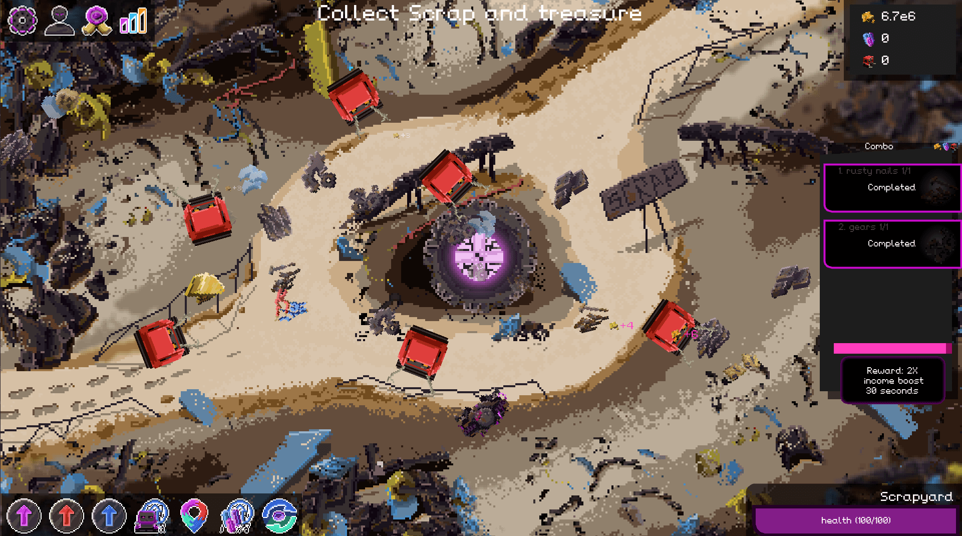 game about collecting scrap